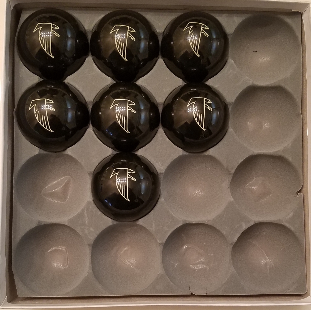 NFL Atlanta Falcons Billiard Pool Balls